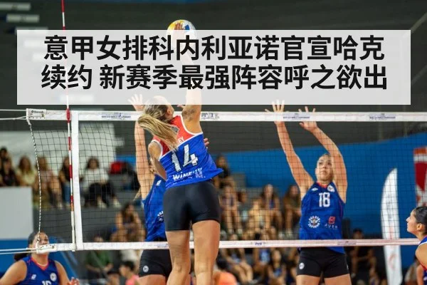 意甲女排科内利亚诺官宣哈克续约 新赛季最强阵容呼之欲出